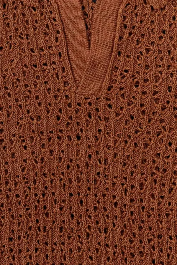 Giuliva Heritage Alain Sweater in Open Linen Knit< Polos | Knitwear