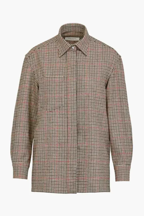 Giuliva Heritage Alba Shirt in Wool Check<Women Tops