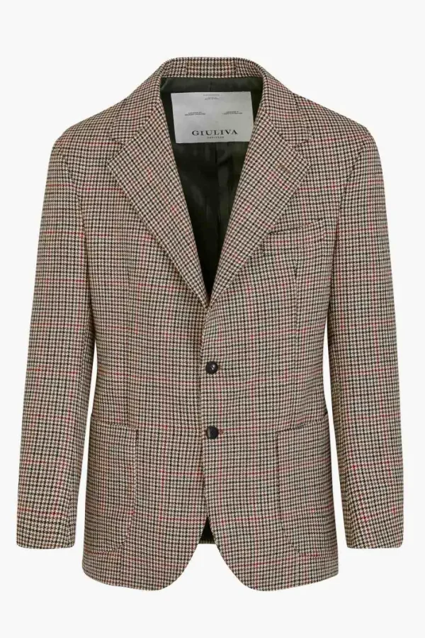 Giuliva Heritage Aldo Blazer in Wool Check< Blazers