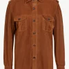 Giuliva Heritage Antonio Shirt in Suede< Shirts