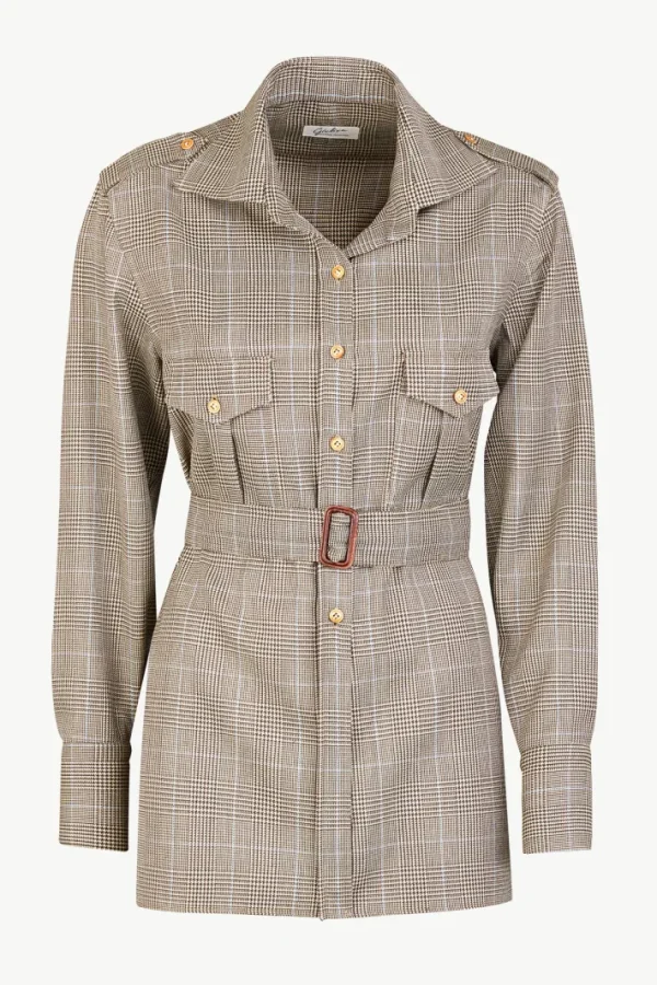 Giuliva Heritage Aurora Shirt in Wool<Women Tops