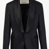 Giuliva Heritage Bernardo Smoking Blazer in Linen< Blazers
