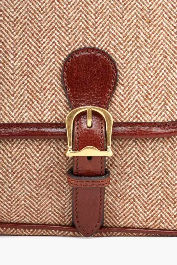 Giuliva Heritage Bisaccia Bag in Fabric and Leather<Women Bags