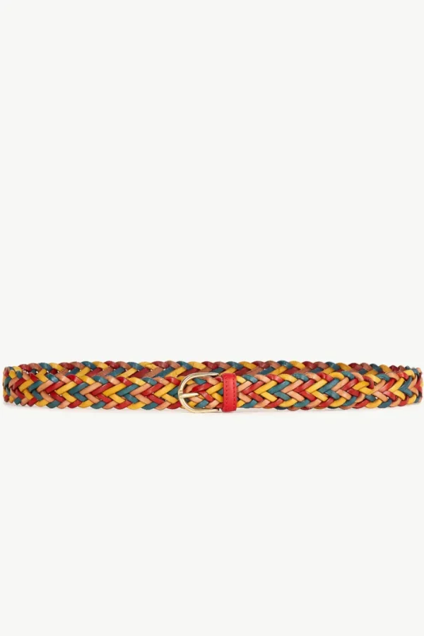 Giuliva Heritage Braided Belt in Leather<Women Accessories