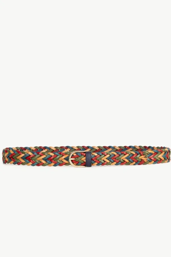 Giuliva Heritage Braided Belt in Leather<Women Accessories