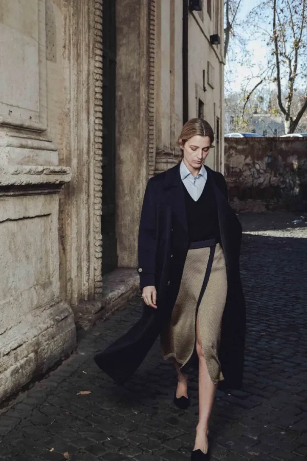 Giuliva Heritage Christie Trench Coat in Wool Twill<Women Coats