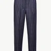 Giuliva Heritage Cornelia Trousers in Wool Pinstripe<Women Trousers