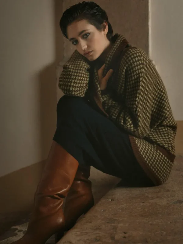 Giuliva Heritage Fiorenza Jacket in Merino Wool Knit<Women Knitwear