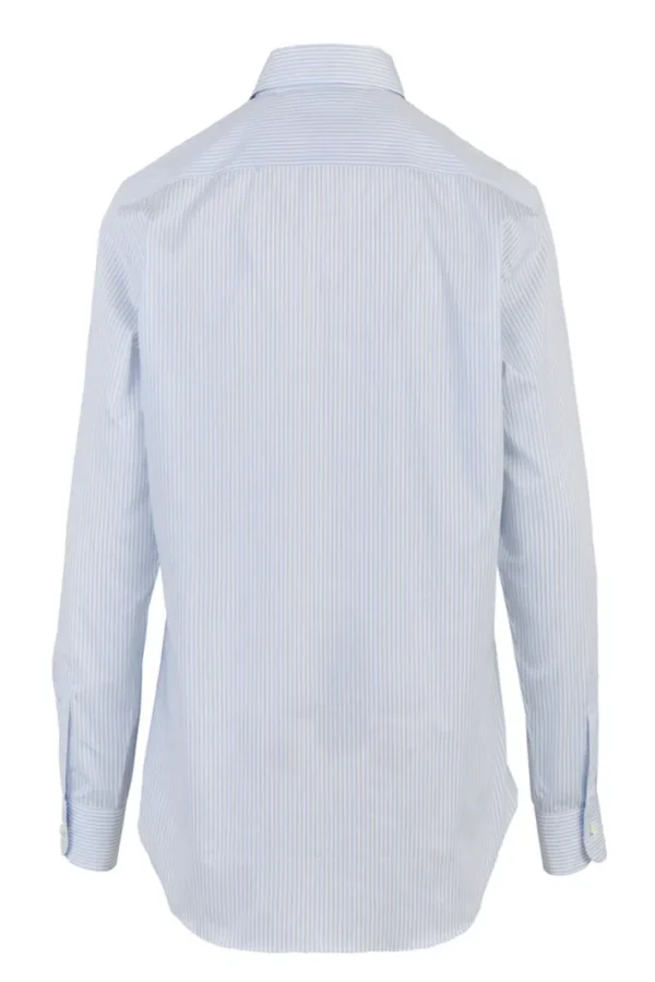 Giuliva Heritage Husband Shirt in Striped Cotton<Women Tops