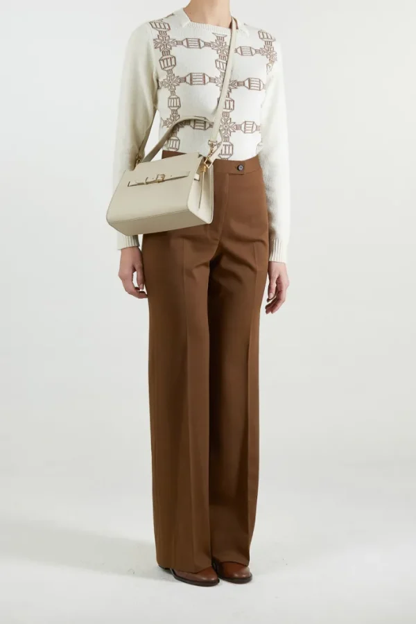 Giuliva Heritage Laura Trousers in Stretch Virgin Wool<Women Trousers
