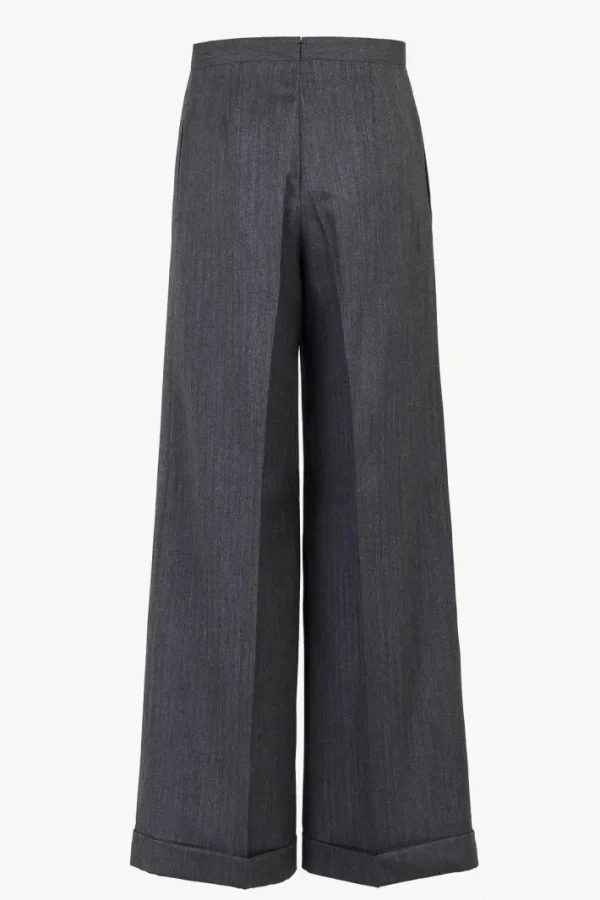 Giuliva Heritage Leila Trousers in Wool Herringbone<Women Trousers