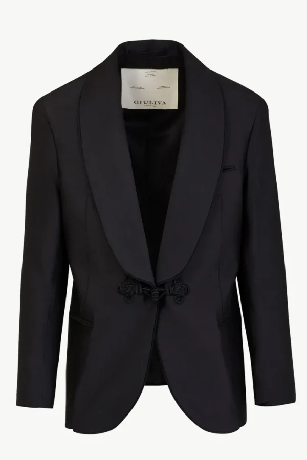 Giuliva Heritage Mario Dinner Jacket in Wool, Cotton and Silk< Blazers