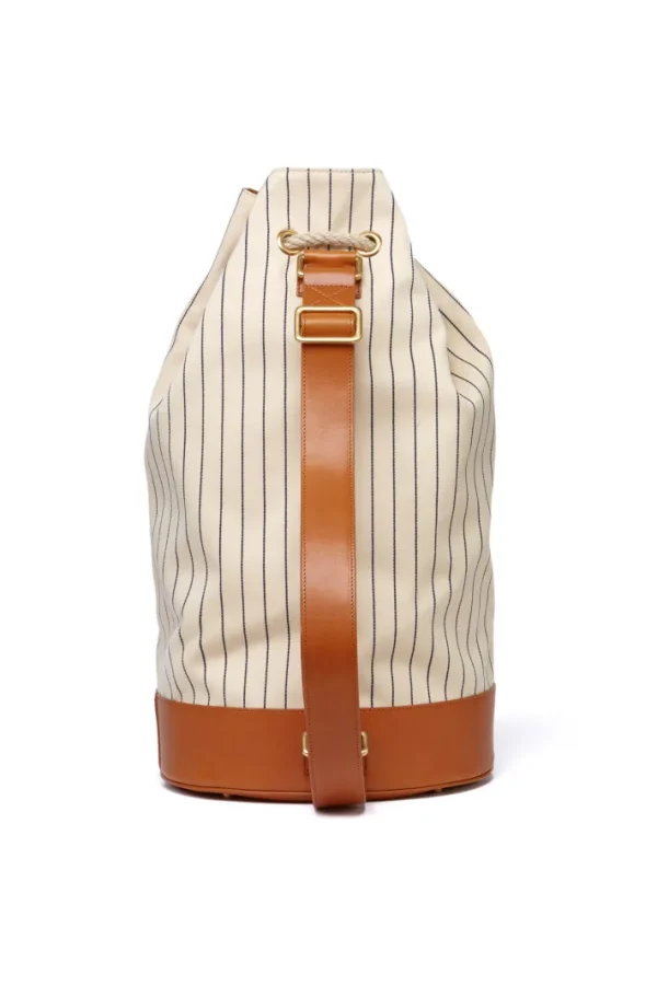 Giuliva Heritage Sacca Bag in Fabric and Leather<Women Bags