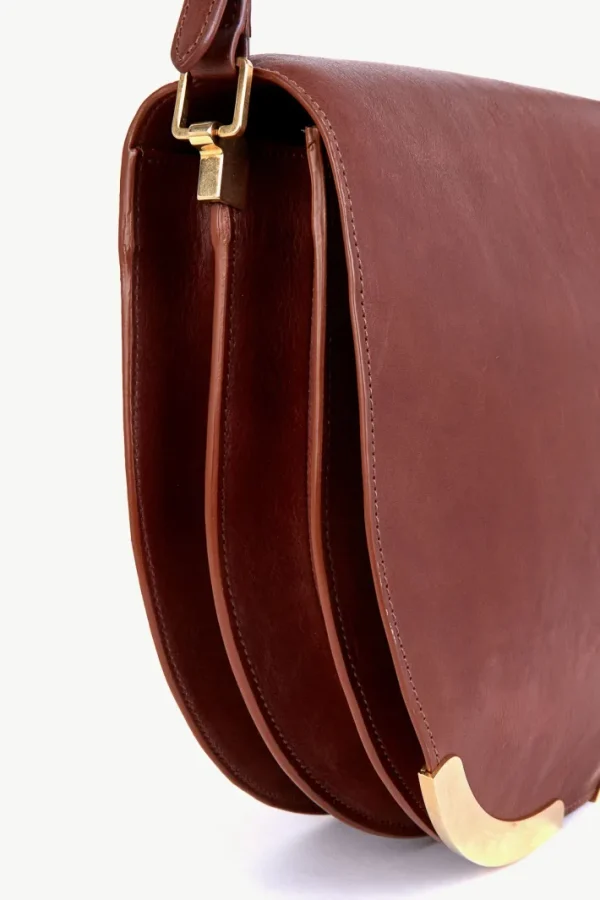 Giuliva Heritage Sella Bag in Leather and Brass<Women Bags