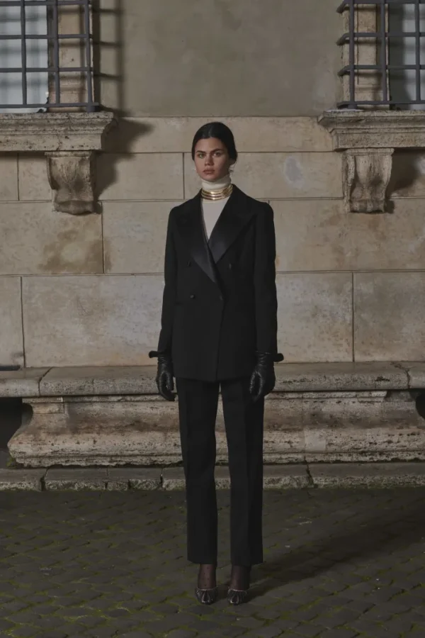 Giuliva Heritage Stella Blazer in Wool and Silk<Women Blazers