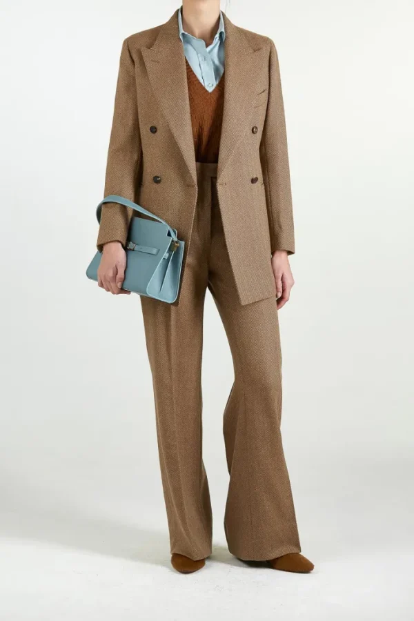 Giuliva Heritage Stella Blazer in Wool Herringbone<Women Blazers