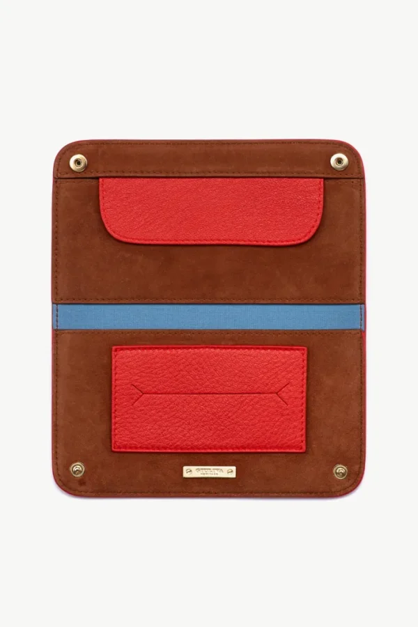 Giuliva Heritage Tobacco Pouch in Leather and Suede<Women Leather Goods | Leather Goods
