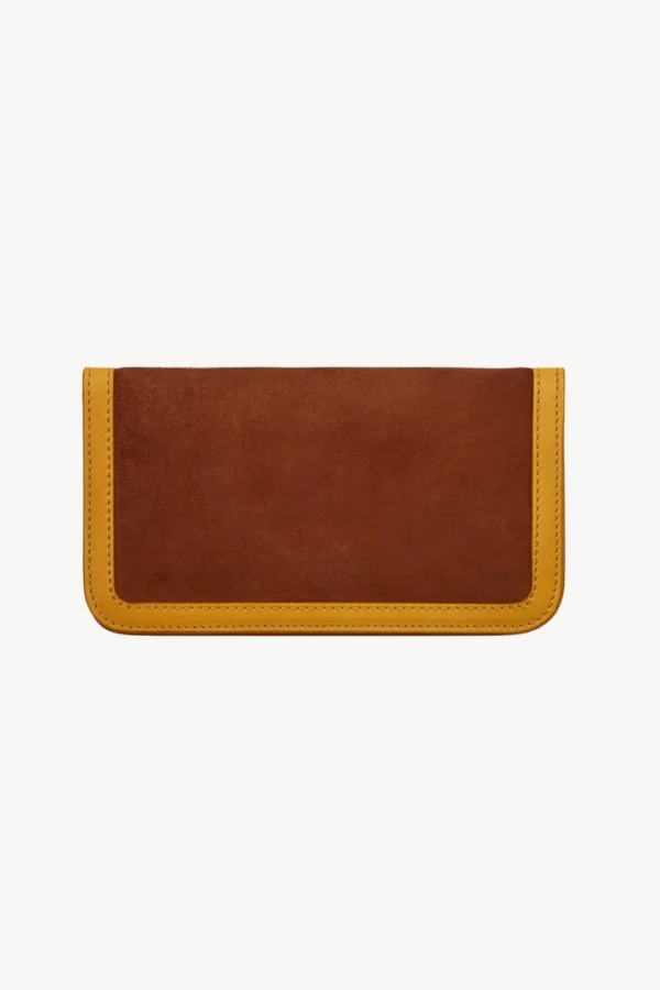 Giuliva Heritage Tobacco Pouch in Suede and Leather<Women Leather Goods | Leather Goods