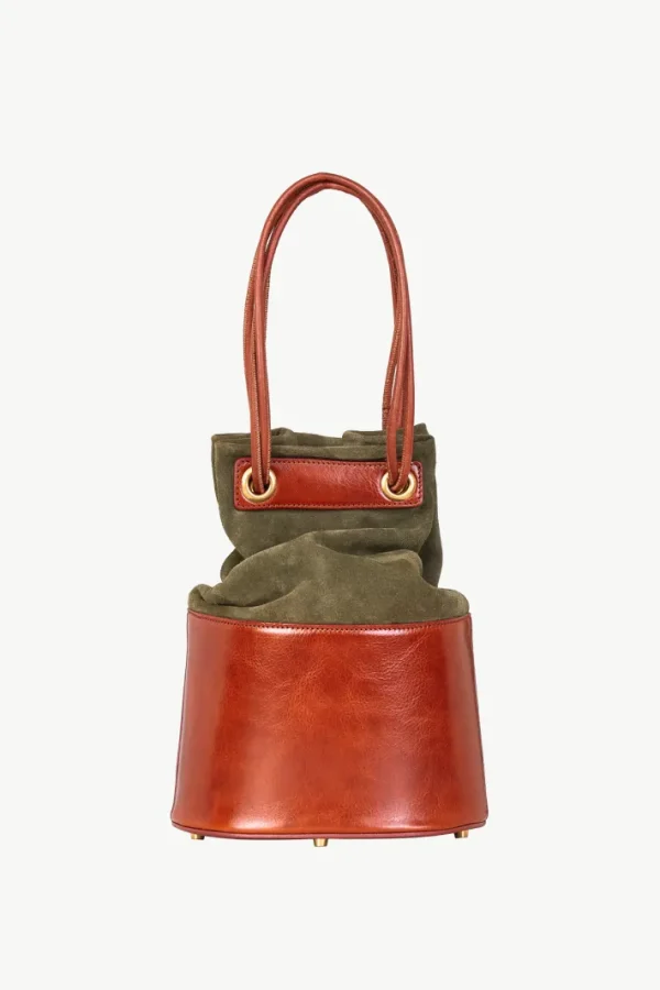 Giuliva Heritage Treasure Bag in Suede and Leather<Women Bags