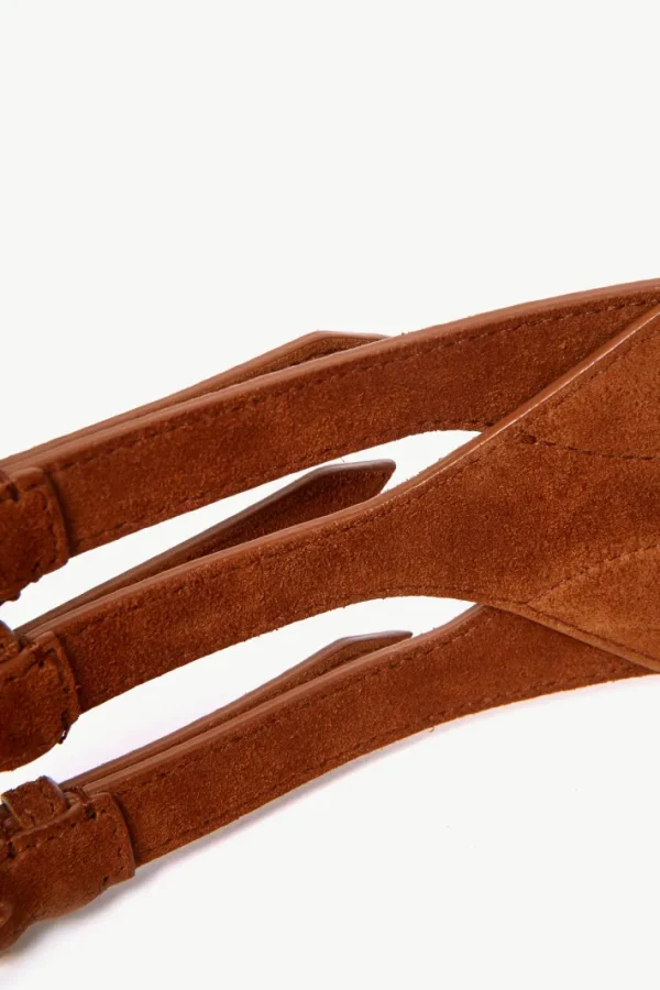 Giuliva Heritage Trio Belt in Suede<Women Accessories