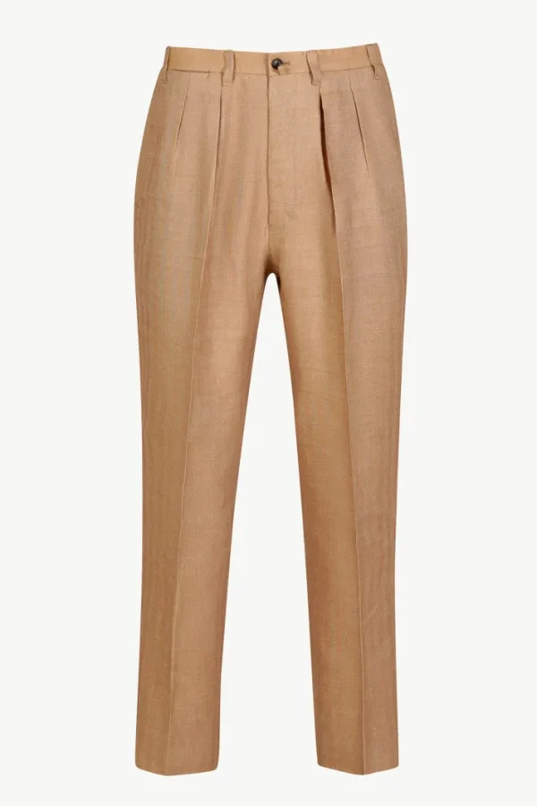 Giuliva Heritage Umberto Trousers in Linen and Alpaca< Trousers