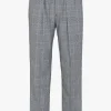 Giuliva Heritage Umberto Trousers in Wool Check< Trousers