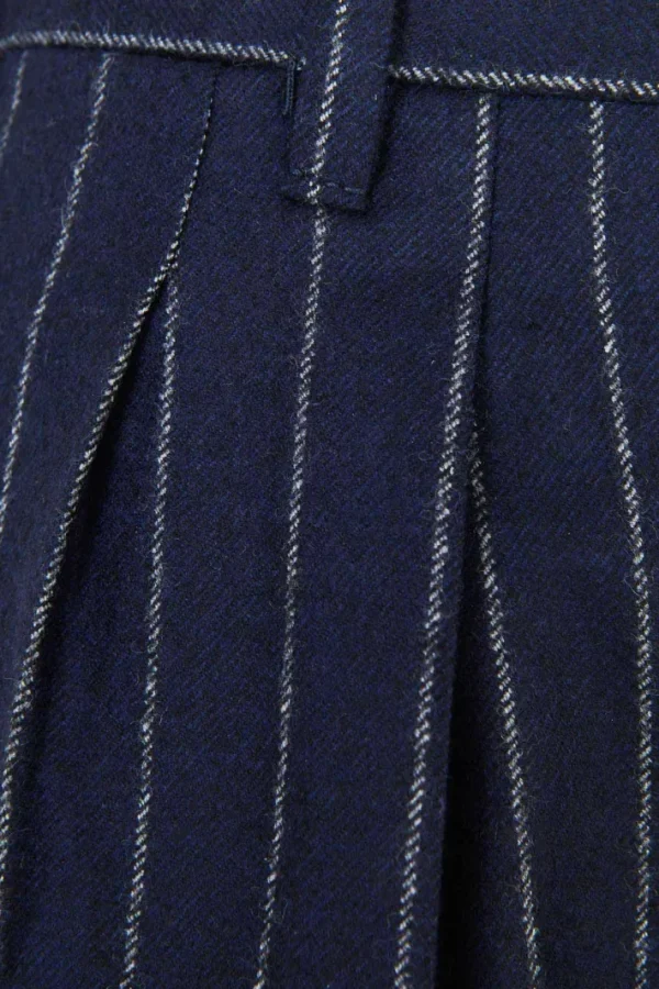 Giuliva Heritage Umberto Trousers in Wool Pinstripe< Trousers