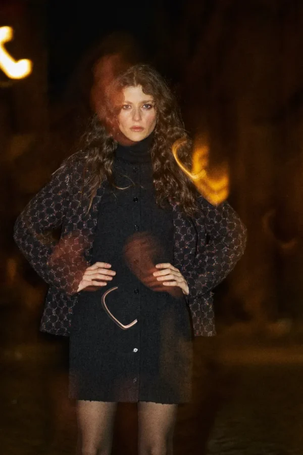 Giuliva Heritage Vera Dress in Wool Bouclé<Women Dresses