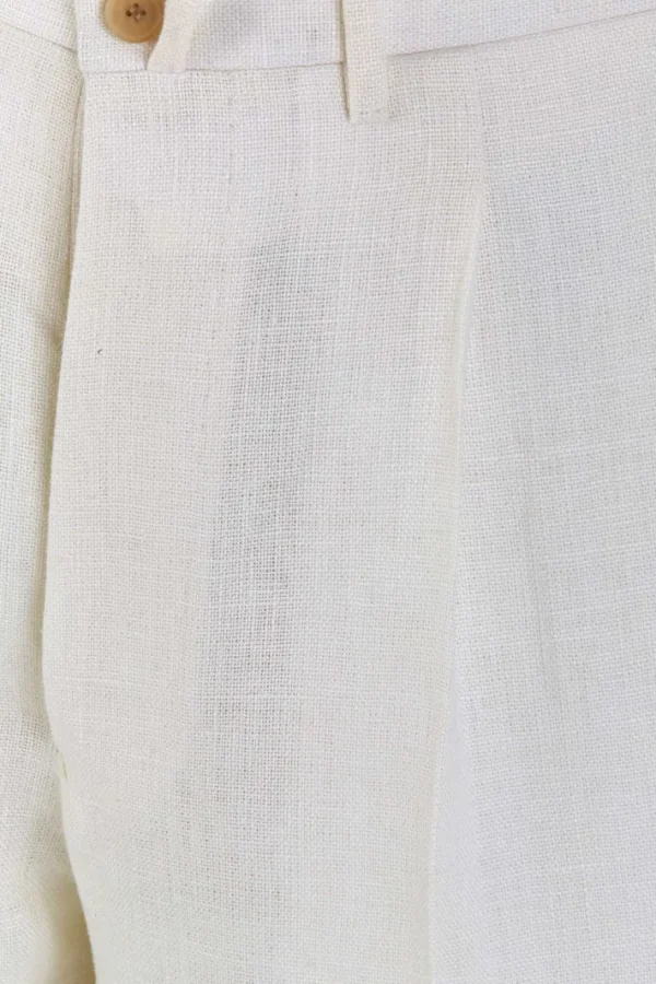 Giuliva Heritage Vito Trousers in Linen Canvas< Trousers