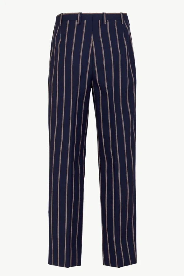 Giuliva Heritage Vito Trousers in Wool Pinstripe< Trousers